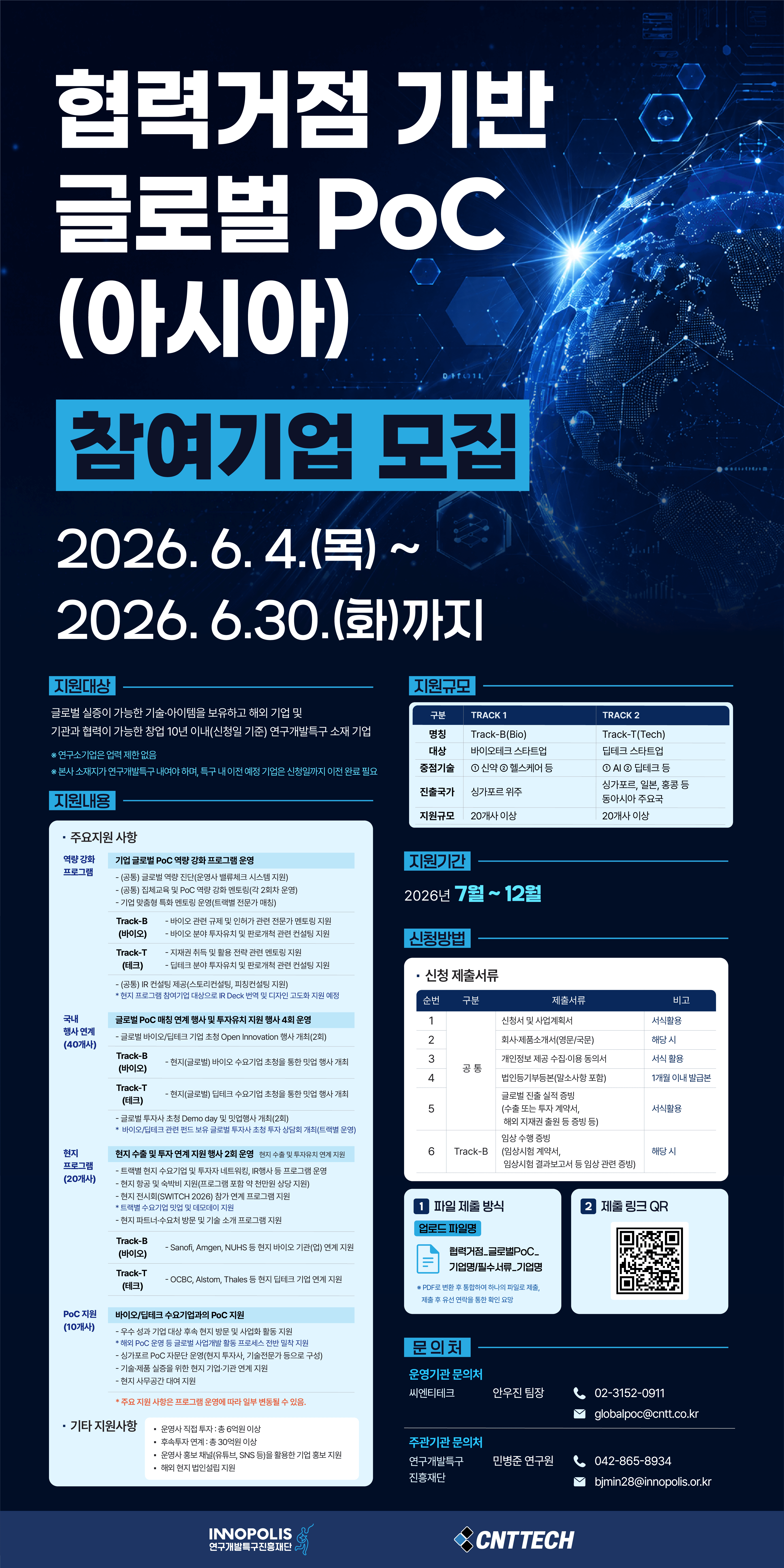 연구개발특구 협력거점 기반 글로벌 PoC(아시아) 지원 공고 이미지