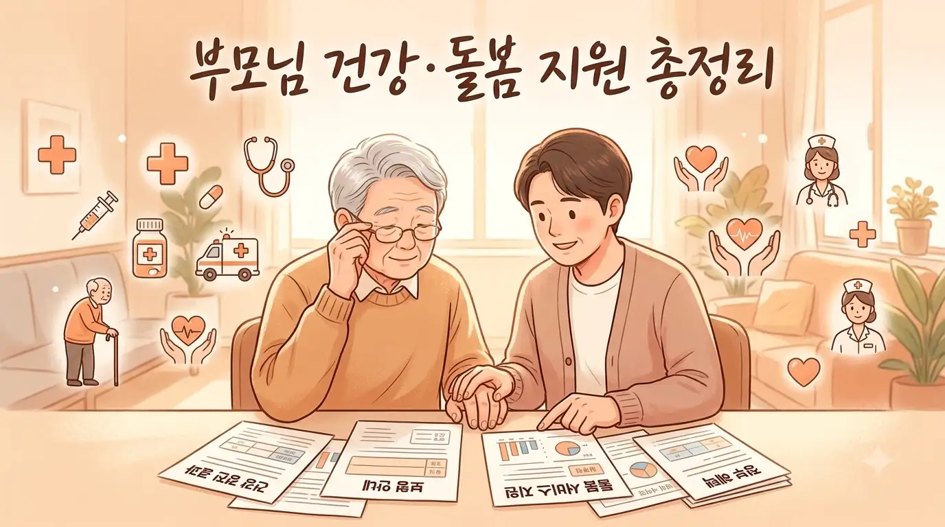 부모님 건강·돌봄 지원 총정리: 치매·진료비·장기요양까지